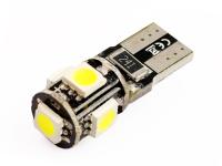 Żarówka W5W T10 5 diod LED SMD canbus can bus