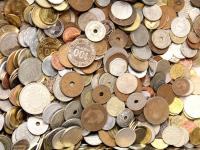 Хороший микс-набор довоенных монет, экзотики и Европы - 1 кг-килограмм