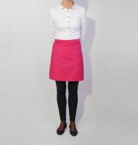 Официантка короткая в розовом