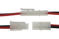 Gniazdo i wtyk typu TAMIYA 2 pinowe z przewodami 15cm