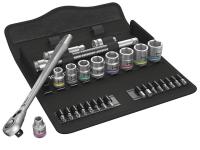 Grzechotka Zyklop Metal Switch 3/8 w zestawie WERA