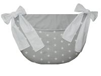 ORGANIZER DO ŁÓŻECZKA PRZYBORNIK NA ŁÓŻECZKO TORBA WZORY 50x38cm BELBI