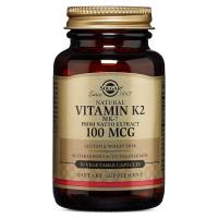 SOLGAR Vitamin K2 MK7 100mcg витамин K2 Mk-7 Natto 50 капсул