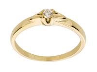 DIAMANTI золото 585 0.06 ct бриллиантовое кольцо