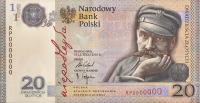 BANKNOT - 20 ZŁOTYCH 2018 - NIEPODLEGŁOŚĆ - UNC