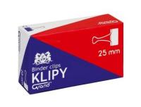 KLIP BIUROWY GRAND 25 MM x 12 SZTUK BARDZO ODPORNE