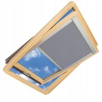 Жалюзи на крышу для окна ROTO 7/11 74x118 100% затемнение образца