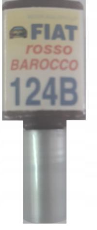 Zaprawka lakier do rys 10ml FIAT 124B CZERWONA BAROCCO 60795266