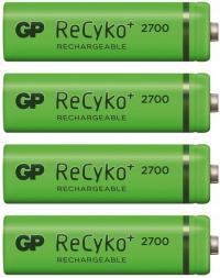 4 x Akumulator GP Recyko+ AA R6 2700 1,2v 2600mAh
