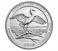 25 cent (2018) Parki USA - Cumberland Island Seashore Mennica Denver