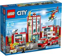 LEGO CITY 60110 REMIZA STRAŻACKA STRAŻ klocki 24h