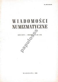 Wiadomości Numizmatyczne - 1982 rok - nr 1-2