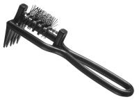Przyrząd Do Czyszczenia Szczotek Grzebieni Fryzjerskich Czarny Eurostil