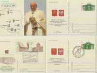 F074 Papież zestaw 20 kartek