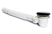 SYFON DO BRODZIKA FI 50 Z WYJMOWANYM KOSZYKIEM I ROZCIĄGANĄ RURĄ