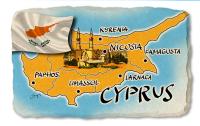 Кипр Кипр сувенир магнит на холодильник камень 453