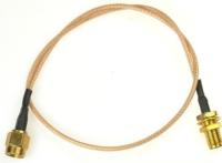 ADAPTER przedłużacz złącze wtyk SMA / gniazdo SMA 20cm(4267)