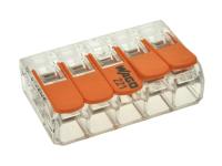 5× Złączka instalacyjna WAGO 0,2-4mm2 5 tory x5szt