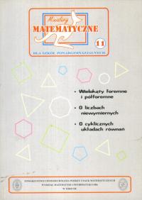 MINIATURY MATEMATYCZNE 11 Praca zbiorowa