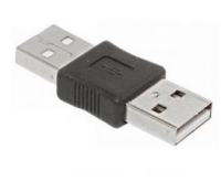 ŁĄCZNIK Wtyk USB podwójny typ A beczka(1444)