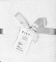 Kocyk dziecięcy do chrztu 90X100 biały 1004