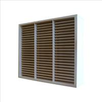 Stojak na płyty 69CD drewniany regał szafka półka prezent urodziny muzyka