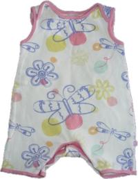 F&F bawełniany rampers w kwiaty 62 WYPRZEDAŻ