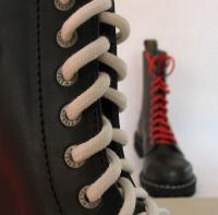 BURZYŃSKI sznurówki biały o długości