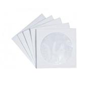 KOPERTY papierwowe płyty na CD z oknem białe 100 szt wysoka jakość