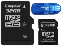 KINGSTON КАРТА памяти MICRO SD 32GB cl10 UHS-РИДЕР SD