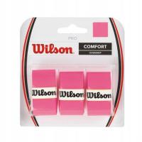 Owijki wierzcyhnie WILSON PRO OVERGRIP Optic Pink 0,55 mm 3 szt