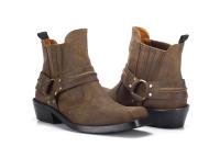 KOWBOJKI MOTOCYKLOWE Męskie model 610 skóra naturalna