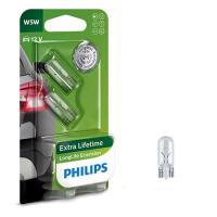 Philips лампы W5W LongLife EcoVision 3хжизнь
