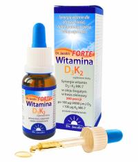 Dr. Jacobs Witamina D3K2 FORTE 2000 j.m. krople