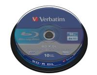 VERBATIM BD-R DL BLU-RAY 50GB 6x cake 10 szt.