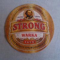 Подставка с пивом - WARKA STRONG