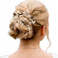 Веточка украшение для волос свадебный венок для причастия бохо