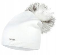 Белая женская шапка, два слоя, лучшее качество