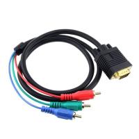 Adapter WulkanCen 1072 VGA - 3x RCA 1,5 m