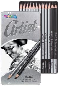 Набор карандашей для рисования COLORINO ARTIST 12 шт.
