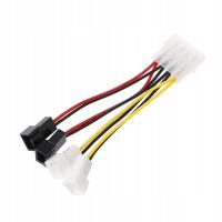 Адаптер Molex 4pin - 2x3pin 12V/2x3pin 5V блок питания