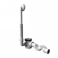 Syfon wannowy Flat, sitko nierdzewne, korek PCV (19129)