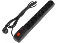 Listwa zasilająca Acar S8 8 gniazd 3 m czarny