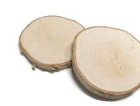 Деревянные ломтики деревянные диски 17-20 см шлифованные