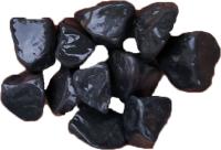 Piękne kamienie ozdobne czarne bazalt GOTOWE kodP
