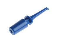 ____ CHWYTAK POMIAROWY HACZYK L=43mm ___ NIEBIESKI