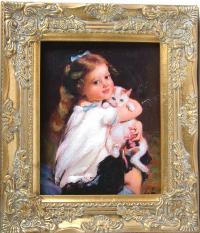 DZIEWCZYNKA Z KOTKIEM__kopia20/25+rama