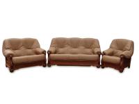 комплект кожаной мебели для отдыха диван-кровать ПРОИЗВОДИТЕЛЬ