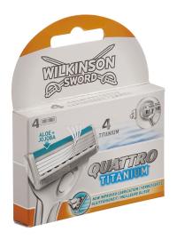 Wilkinson Sword Quattro Titanium Aloe+Jojoba 4-pak