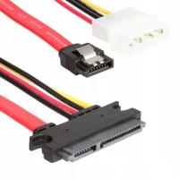 Przejściówka WulkanCenPL HDD Sata 22Pin do Sata 7Pin + Molex 4P